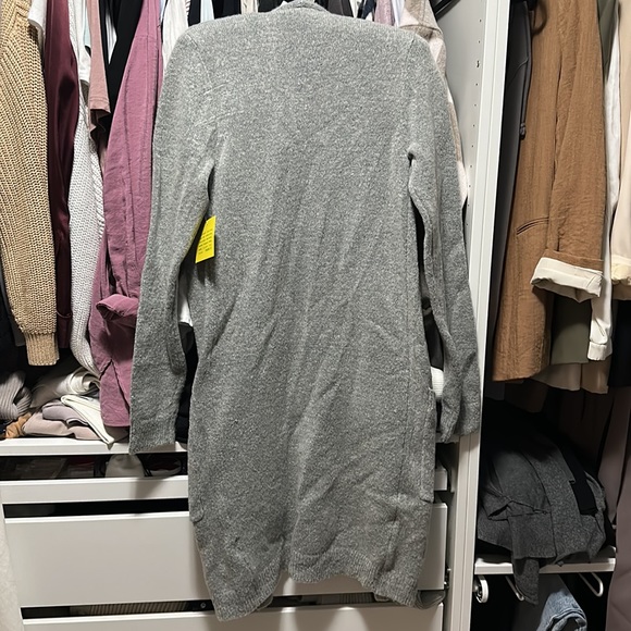NWT grey forever21 long cardigan size small - Picture 2 of 2